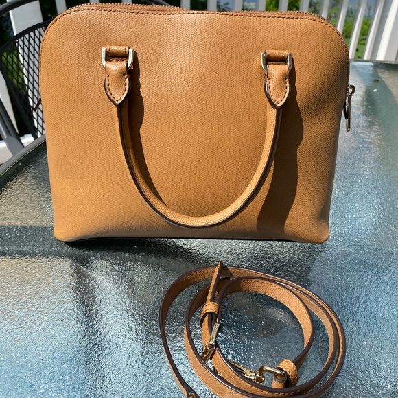 Michael Kors Camel Leather Satchel - Picture 6 of 14